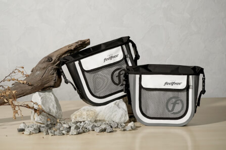 กระเป๋าสะพายกันน้ำ FEELFREE JAZZ 23 สี WHITE / GREY_1